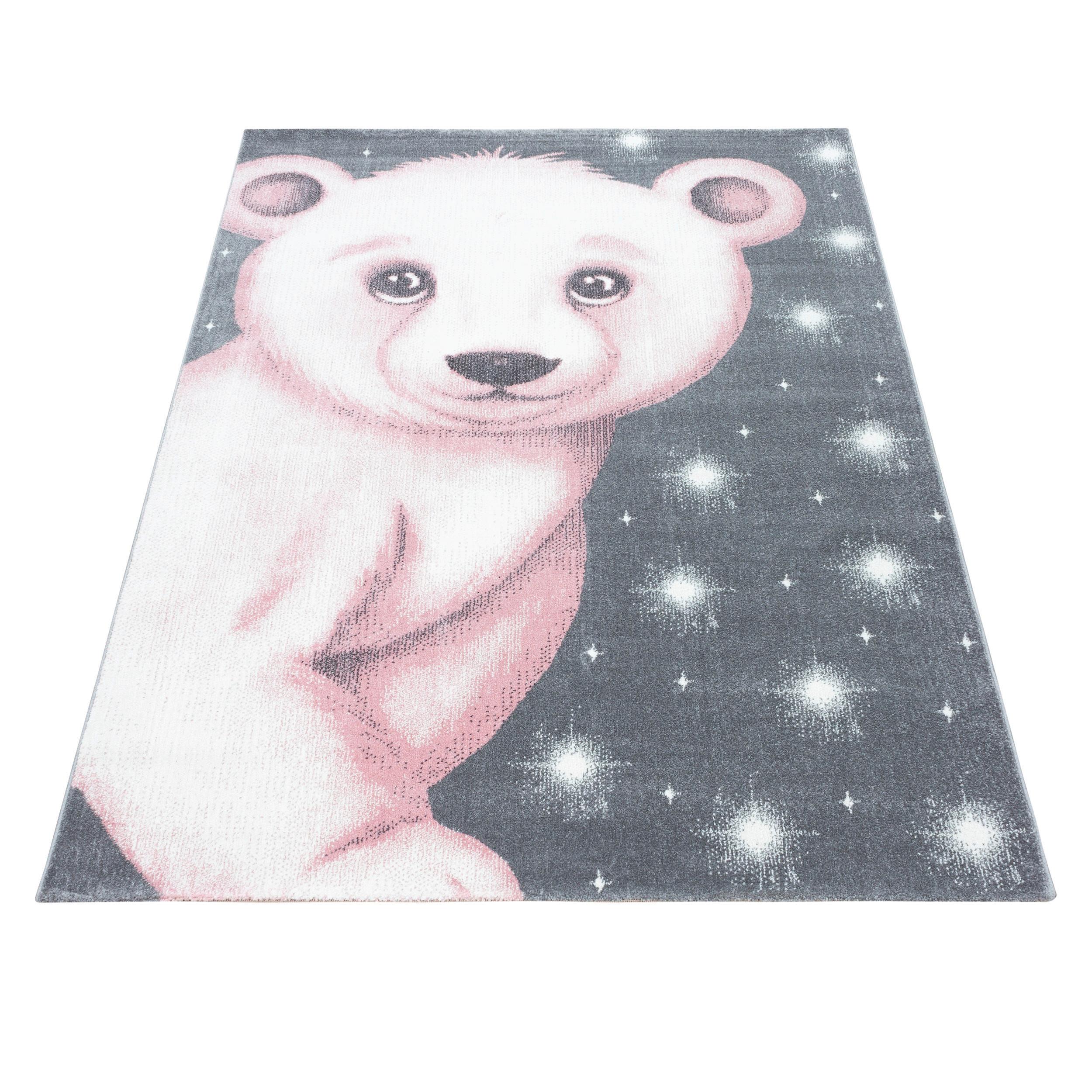 Kinderteppich Bambi Pink ca. 80x150 cm - Pink, Trend, Textil (80/150cm) - Ben'n'jen
