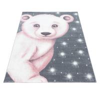 Kinderteppich Bambi Pink ca. 80x150 cm - Pink, Trend, Textil (80/150cm) - Ben'n'jen
