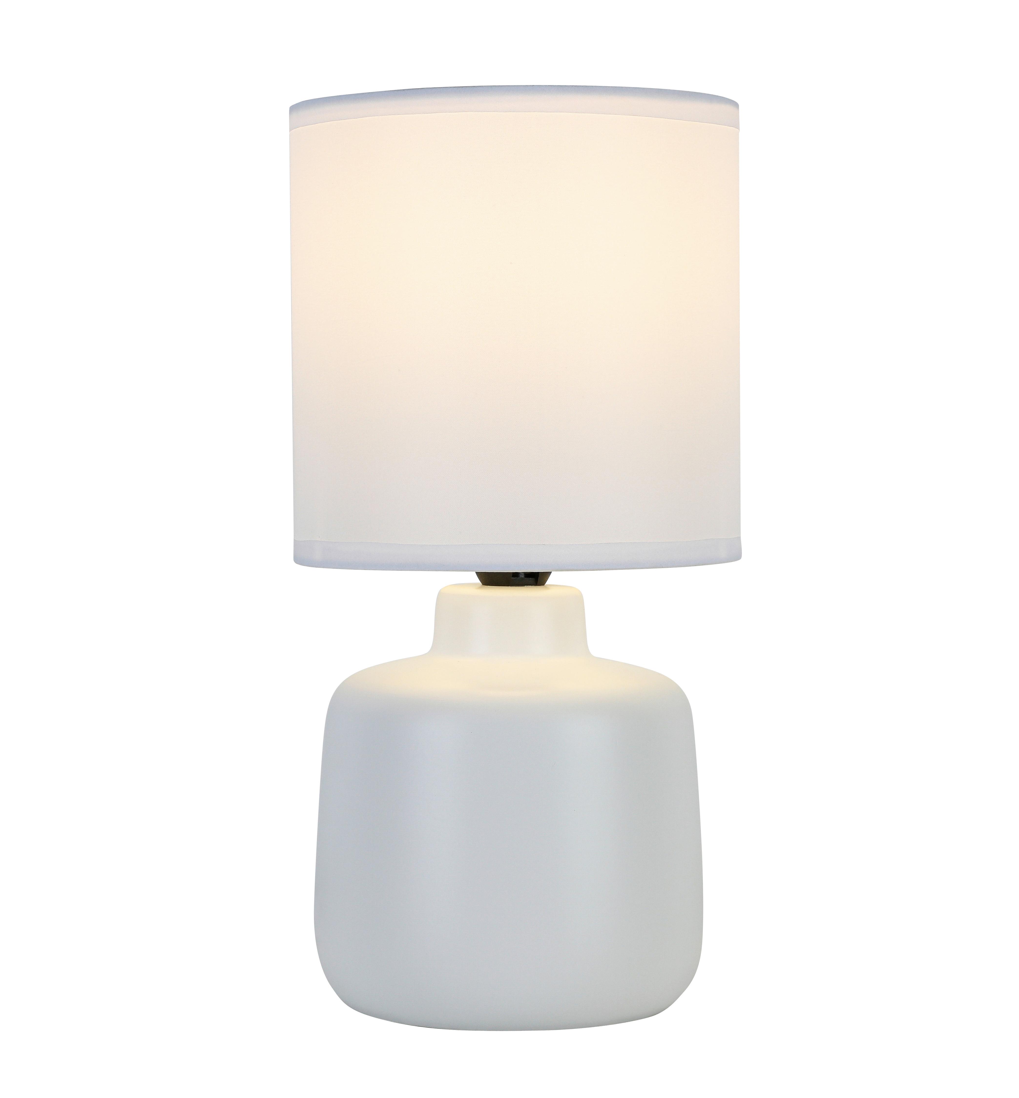 Namizna Svetilka Iman - bela, Moderno, kovina/umetna masa (13/25cm) - Mömax