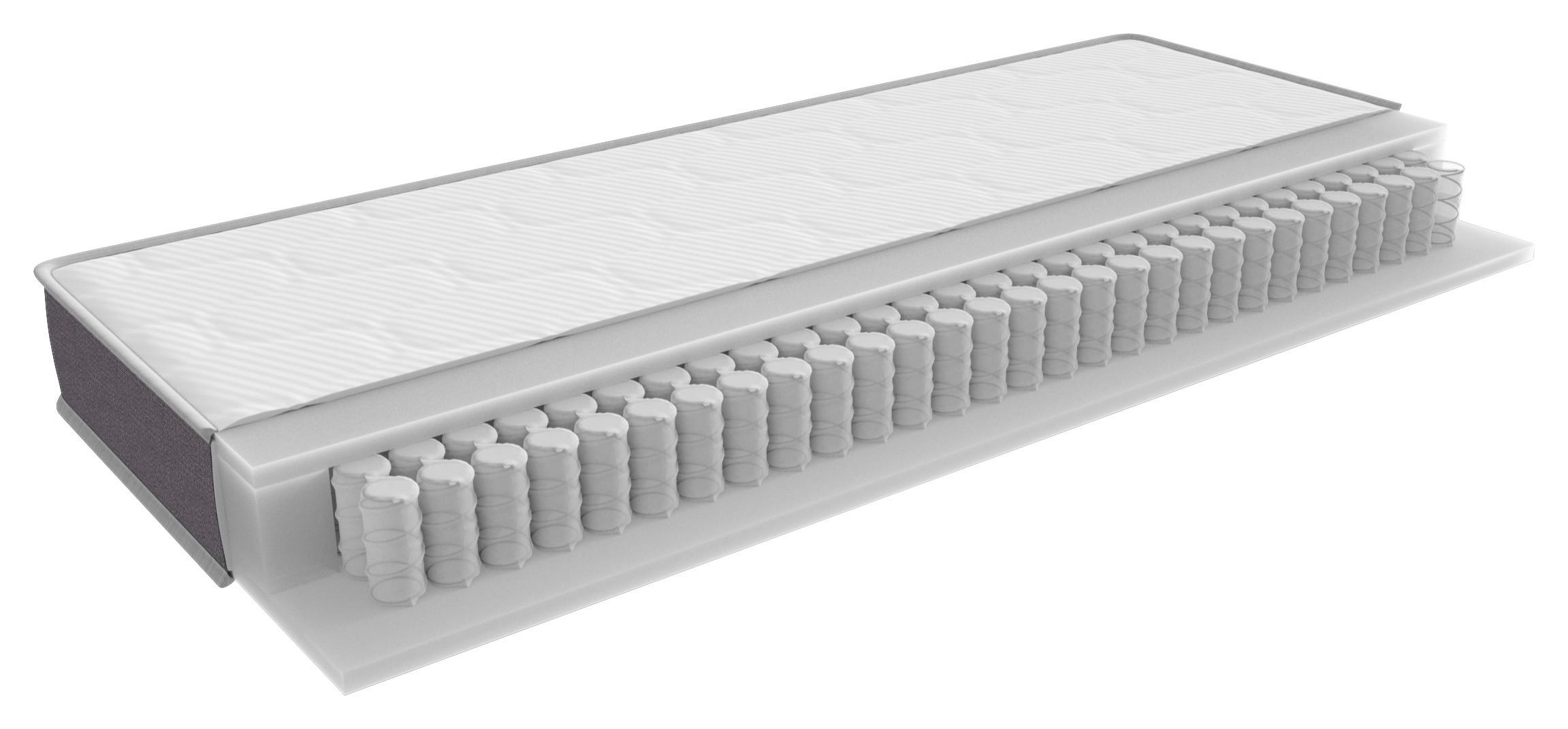 Ležišče 120x200 Cm Ekko Relax - bela, tekstil (120/200cm) - Premium Living