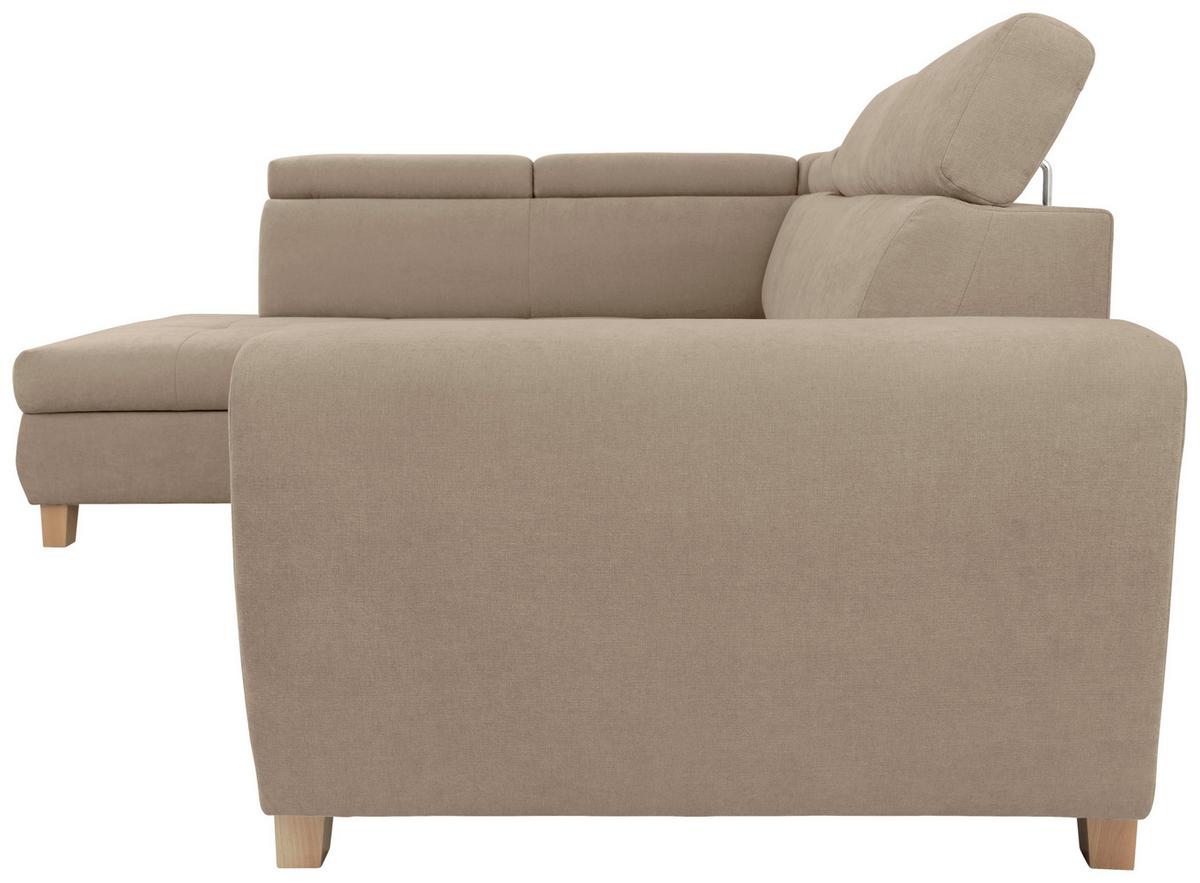 Kutna Garnitura Lugo - sivo-bež, Moderno, drvo/metal (205/98/266cm) - Modern Living