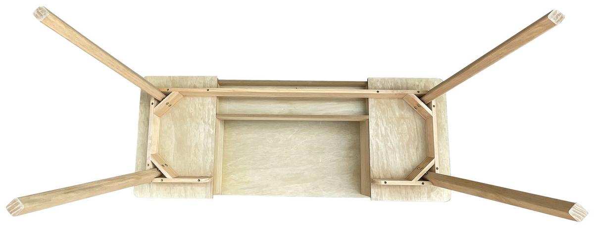 Schreibtisch Skandy Naturfarben - Naturfarben, MODERN, Holz/Holzwerkstoff (120/75/48cm) - Premium Living
