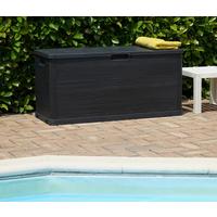 Kissenbox Woody Anthrazit Kunststoff - Anthrazit, Basics, Kunststoff (117/56/45cm) - Mömax