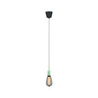 Hängeleuchte Ketil in Schwarz/Hellgrün max. 60 W - Basics (9/9/218cm) - Paulmann