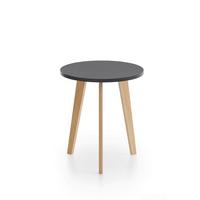 COUCHTISCH KLEINMÖBEL - Eichefarben/Schwarz, Design, Holz/Holzwerkstoff (50/45,8cm) - MID.YOU