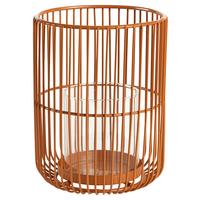 Svijećnjak Čaša Cindy I -Paz- - smeđa, Basics, staklo/metal (20/15cm) - Modern Living