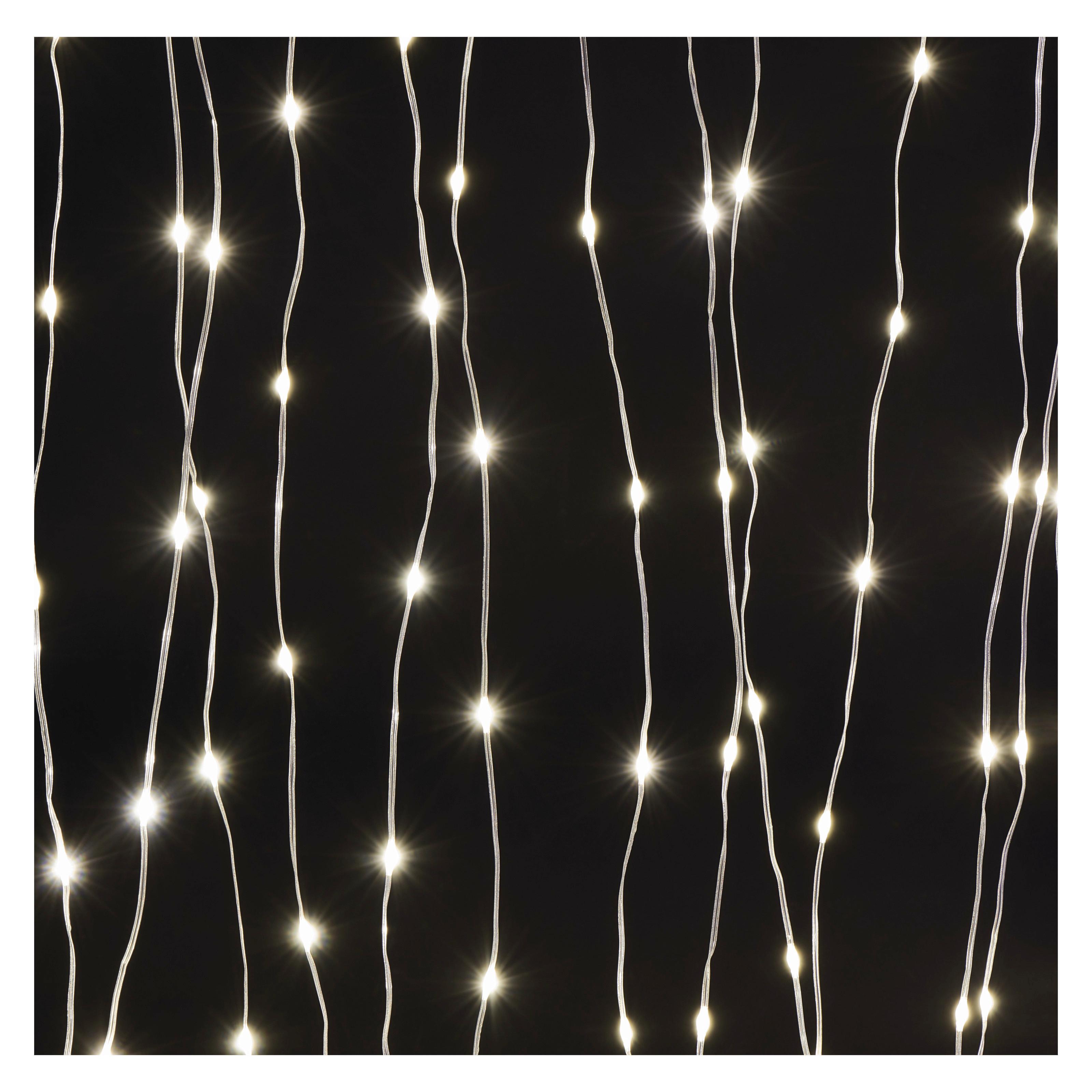 Led Fényfüzér 180db Led - áttetsző, Basics, műanyag (1,7/1,5cm)