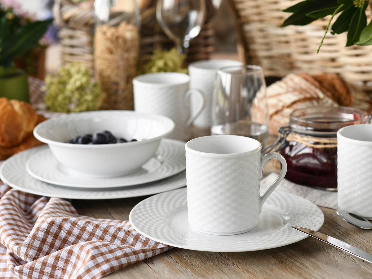 Kombinirani Servis Polo, 16-Delni - bela, Basics, keramika - Creatable
