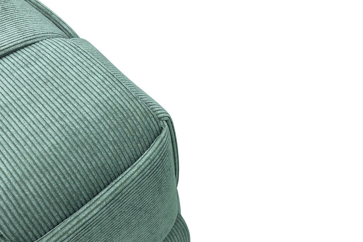 Pouf URBAN Dunkelgrün, Cord - Dunkelgrün, Design, Textil (40/40/40cm) - MID.YOU