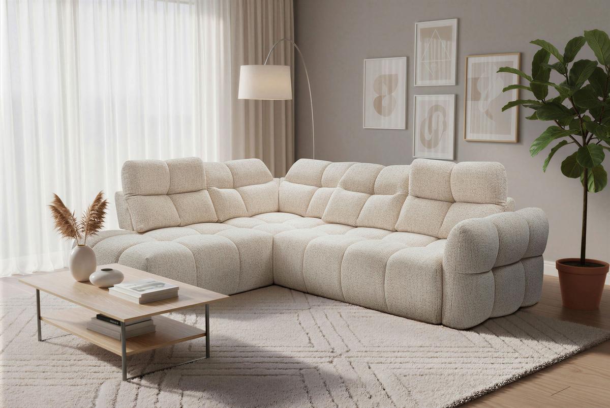 Coltar CONTEMPO - bej, Modern, textil (225/90-98/277cm) - Premium Living