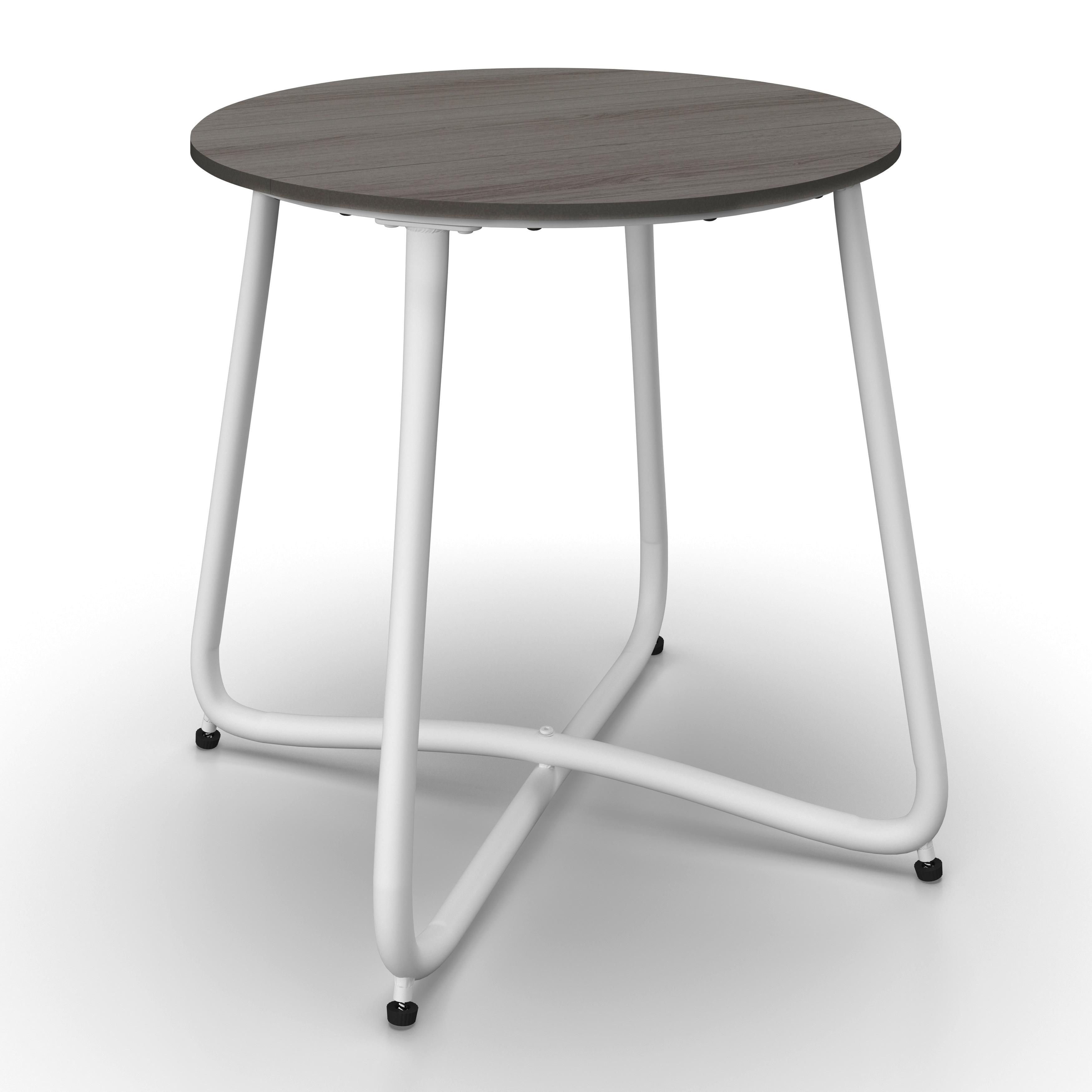 SIDOBORD TRÄDGÅRD PINE - vit/mörkgrå, Modern, metall/plast (50/49,5/50cm) - Bessagi Garden