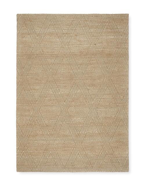 Handwebteppich Kaan in Schlammfarben ca. 160x230cm - Schlammfarben, Basics, Textil (160/230cm) - Modern Living