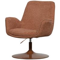Sessel Marten Orange B: 79cm - Orange, Design, Textil/Metall (79/91/76cm) - Livetastic