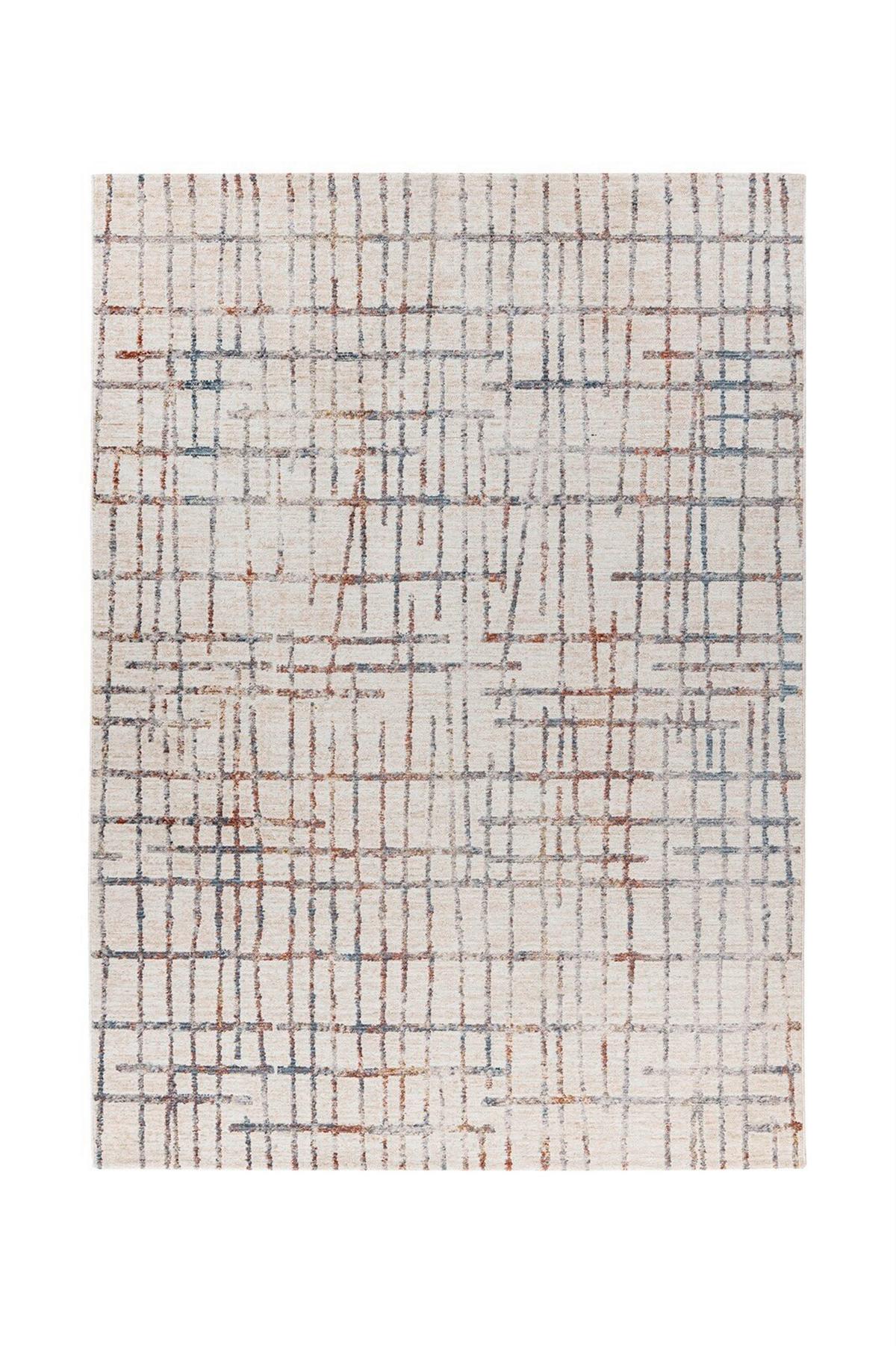 FLACHWEBETEPPICH JAKA 225 CREME / MULTI - Multicolor/Creme, Konventionell, Textil (160/230cm) - Kayoom