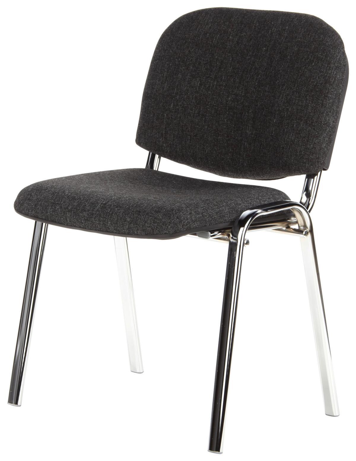 Konferenčni Stol Xt 600, Antracit, Barva Kroma - barve kroma/antracit, Basics, kovina/tekstil (58/84/41cm) - MID.YOU