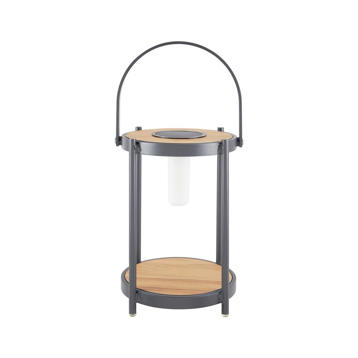 Solarleuchte Piola Schwarz Solar - Schwarz, MODERN, Kunststoff/Metall (20/29/20cm) - Bessagi Garden