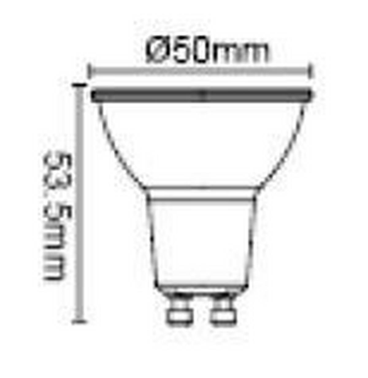 ampoule LED max. 4,7 Watt - clair, verre (5/5,2cm)