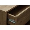 SKRIVBORD LIAM - svart/ek Artisan, Modern, metall/trämaterial (140/120/76cm) - Bessagi Home