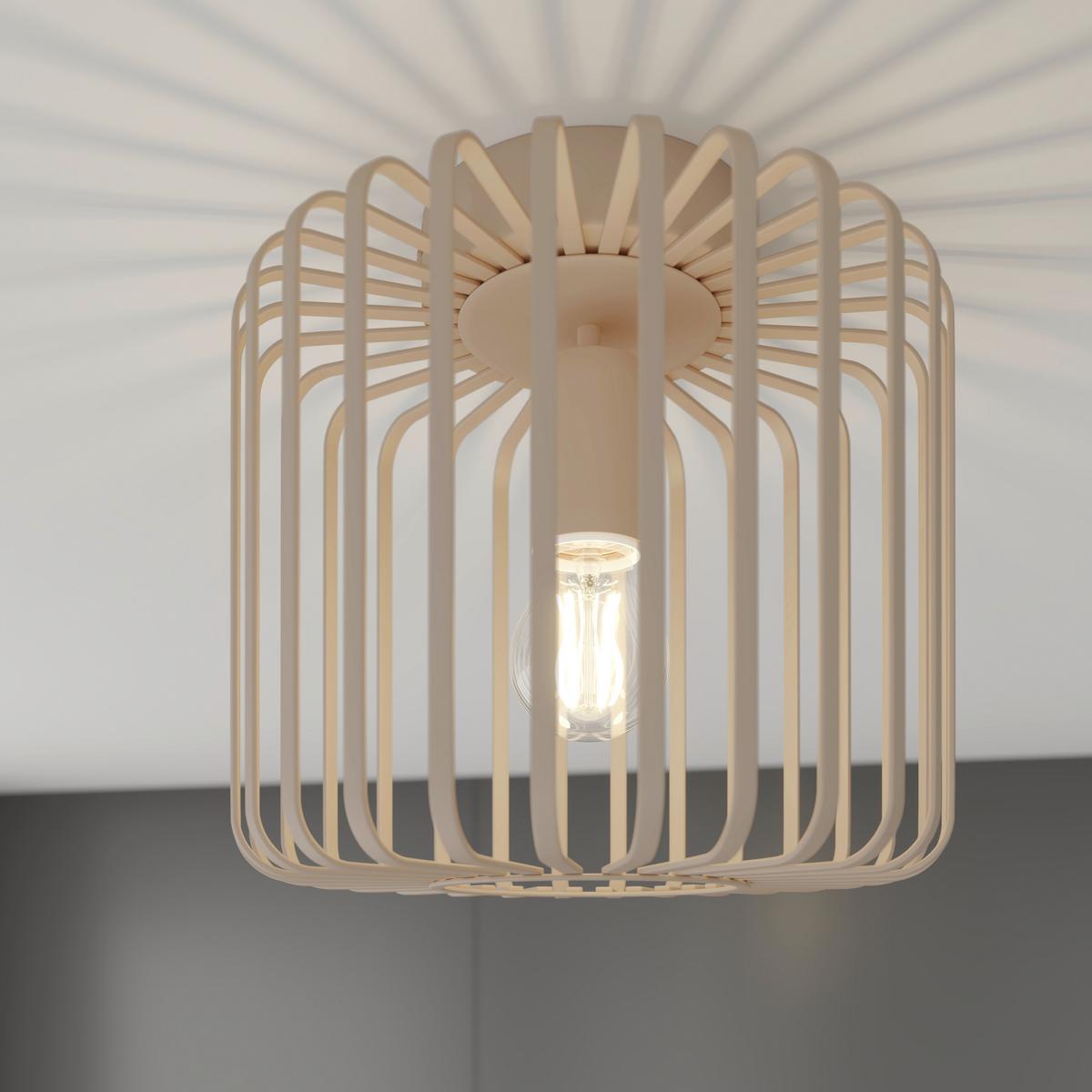 LAMPA SUFITOWA COVENTRY *SBN* - kolor piaskowy, Konventionell, metal (25/23,5cm) - Novel