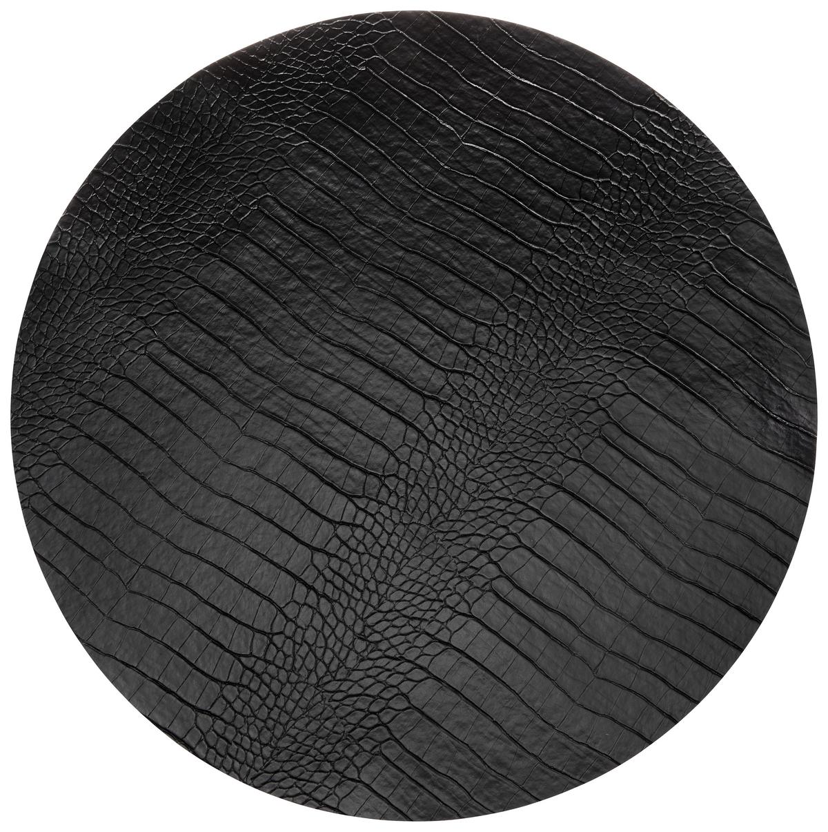 Étkezőalátét Snake - fekete/fehér, Modern, bőr (38cm)