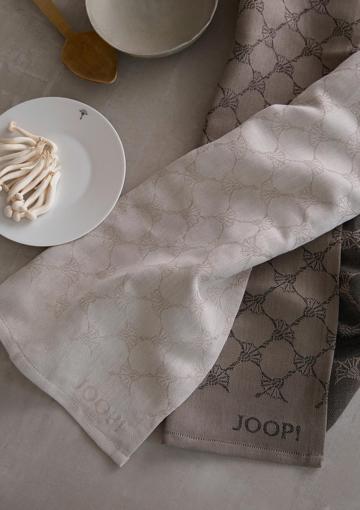 ŚCIERKA KUCHENNA CUISINE JOOP! - kremowy, Basics, tkanina (50/70cm) - Joop!