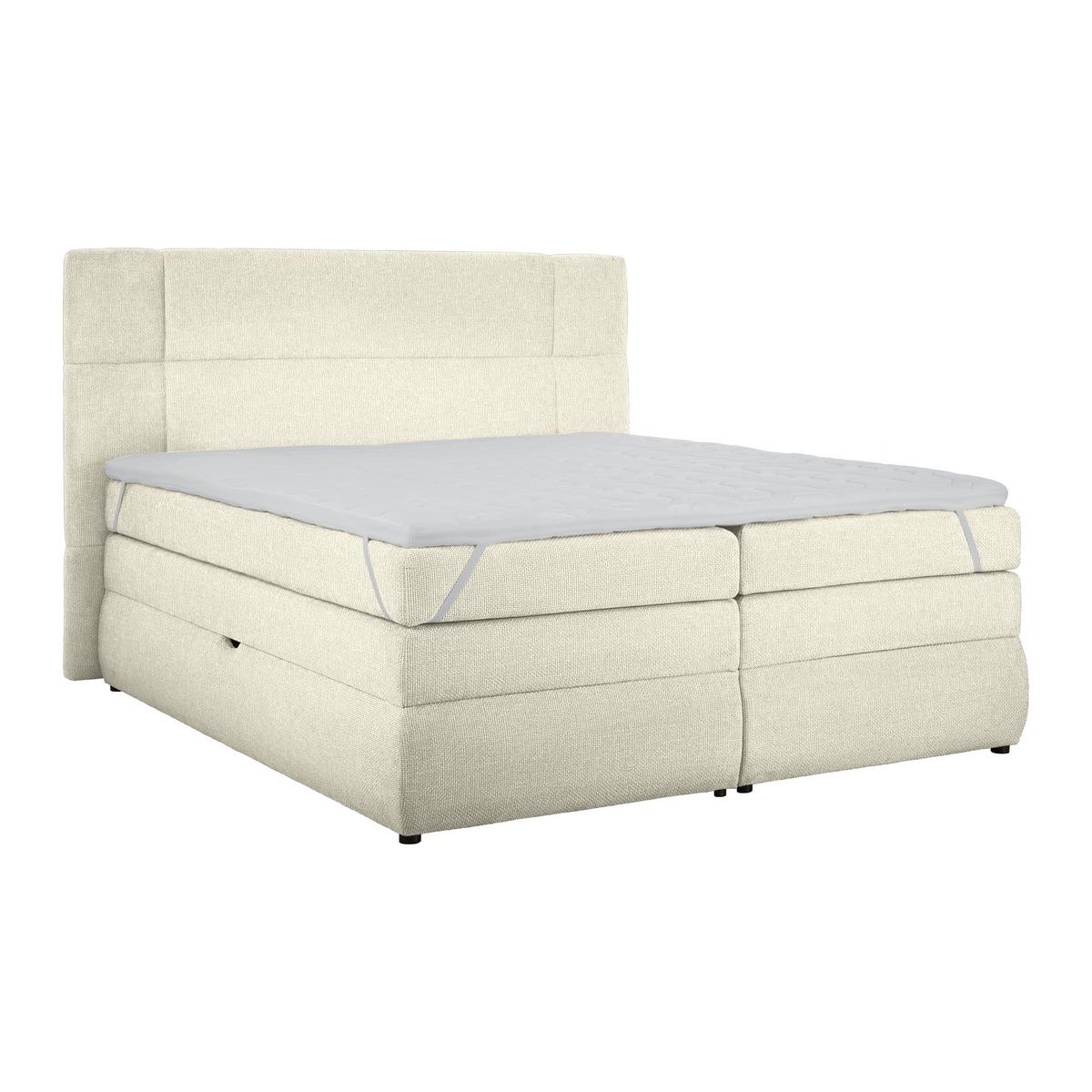 Boxspring Krevet Palace - bijela, Konvencionalno, tekstil/plastika (160/200cm) - Premium Living
