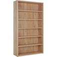 Regal Eichefarben - Eichefarben, MODERN, Holzwerkstoff/Kunststoff (120/217/40cm) - Premium Living Regal Eichefarben - Eichefarben, MODERN, Holzwerkstoff/Kunststoff (120/217/40cm) - Premium Living
