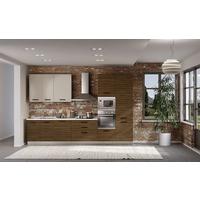 Blok Kuhinja S Aparatima Noce Tonale - siva/boje oraha, Moderno, drvni materijal/metal (360/240/60cm) - Mömax