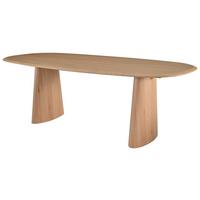Jedilna Miza Palma, Barva Hrasta, 220x110 - naravne barve, Moderno, leseni material/les (220/110/75cm) - MID.YOU
