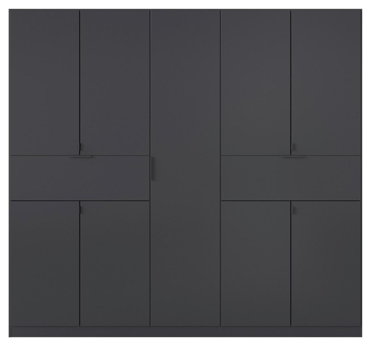 Ormar S Klasičnim Vratima Ticao - siva, Moderno, drvni materijal/metal (226/210/54cm) - Modern Living