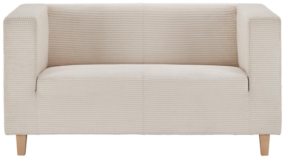 Kanapé Sam - krémszínű, Modern, textil (157/79/84cm) - Mömax
