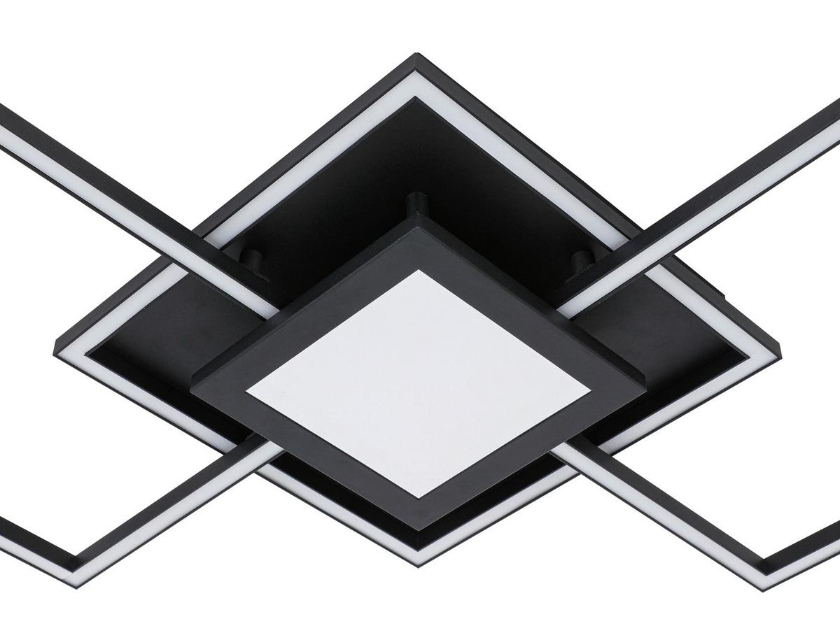 LAMPA SUFITOWA LED TEXAS *SBN* - czarny, Design, tworzywo sztuczne/metal (82/39,6/8,5cm) - Novel