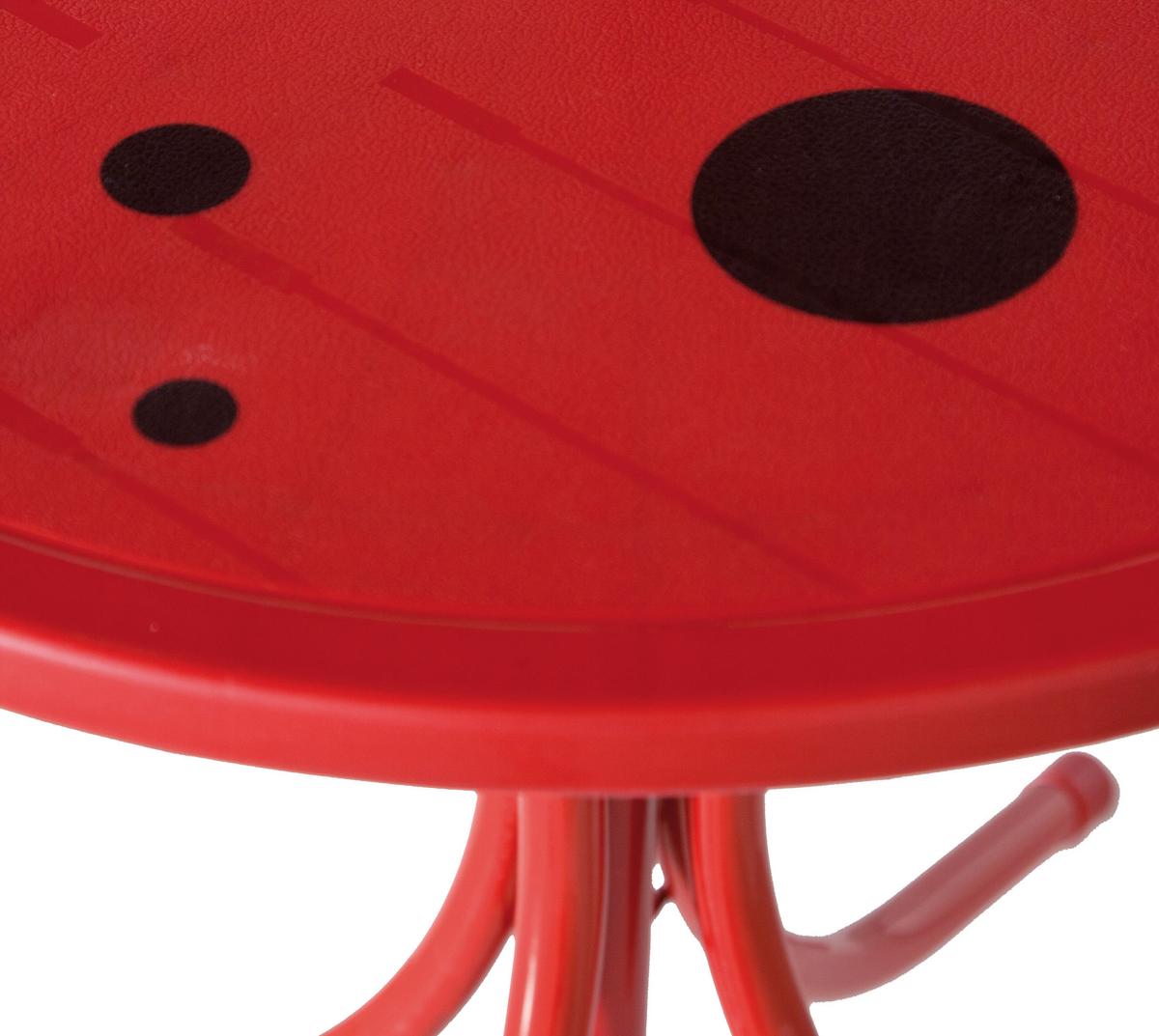Kinder-Gartenset Marie 4-tlg. Rot - Rot, MODERN, Textil/Metall - Gardenson