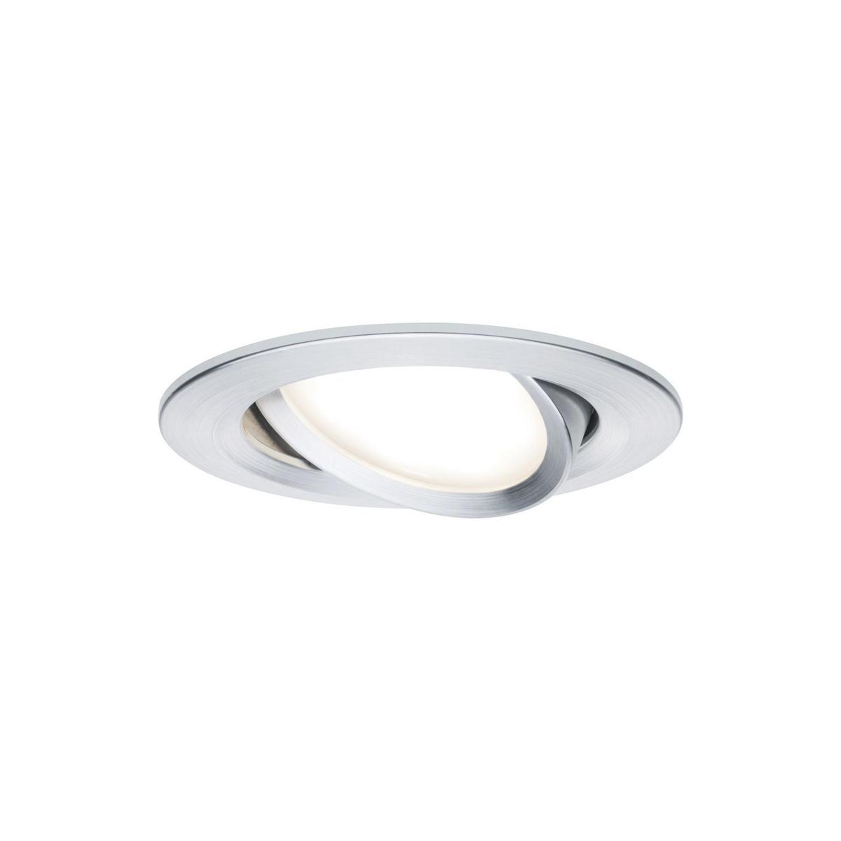 Deckenleuchte Nova in Alufarben max. 6,5 Watt - Basics (8,4cm) - Paulmann