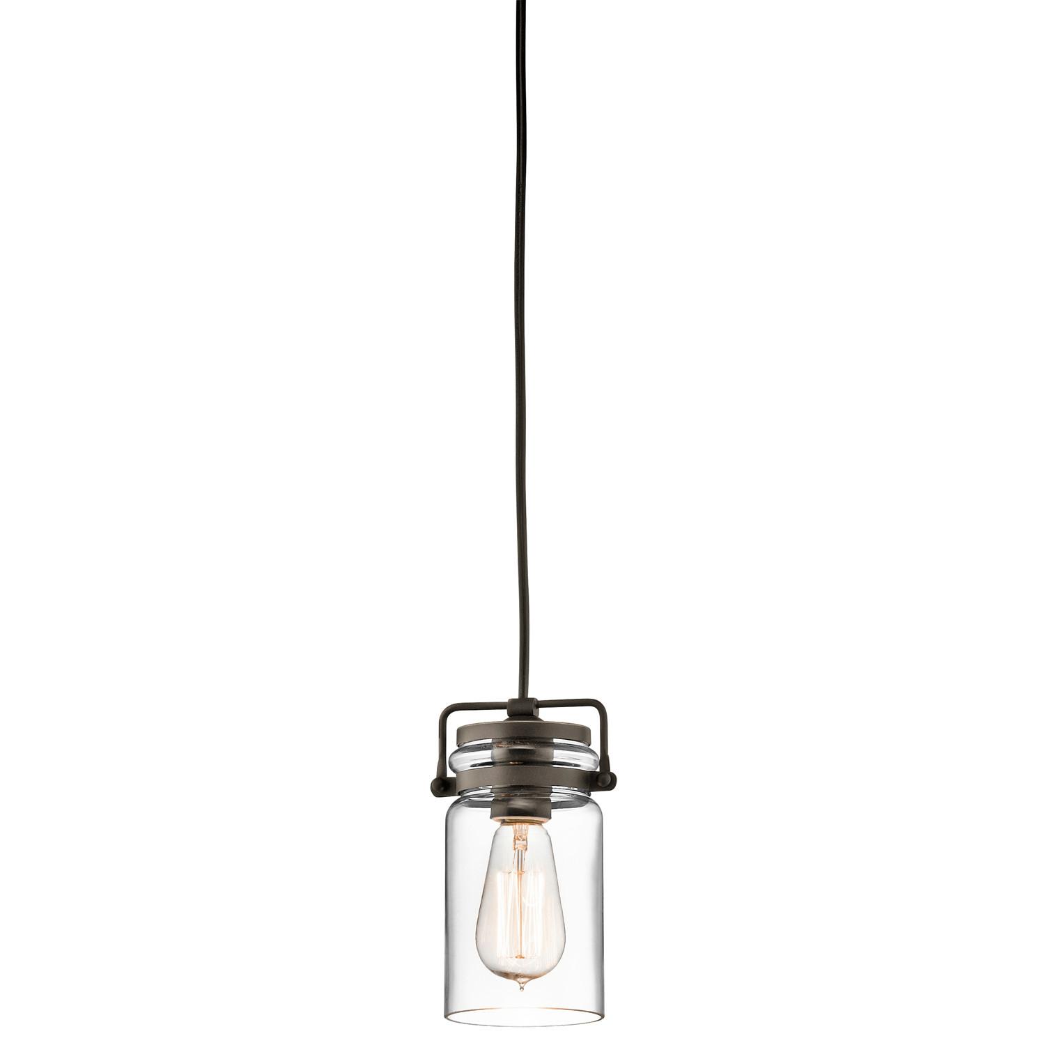Viseća Svjetiljka Brončana Boja - brončane boje, Lifestyle, staklo/metal (12/25.3cm) - Elstead Lighting