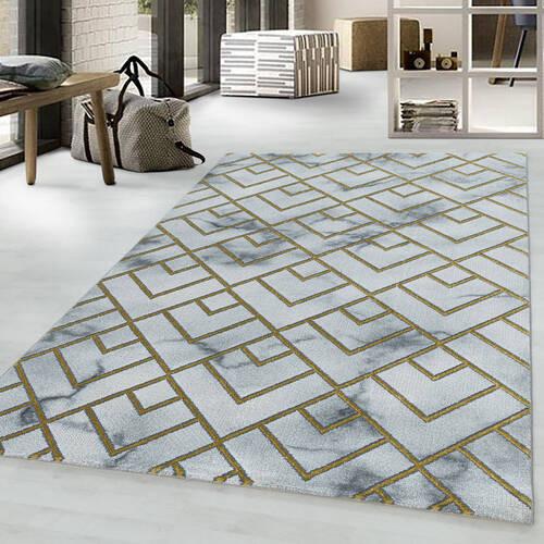 Läufer Naxos Goldfarben ca. 80x250cm - Goldfarben, Design, Textil (80/250cm)
