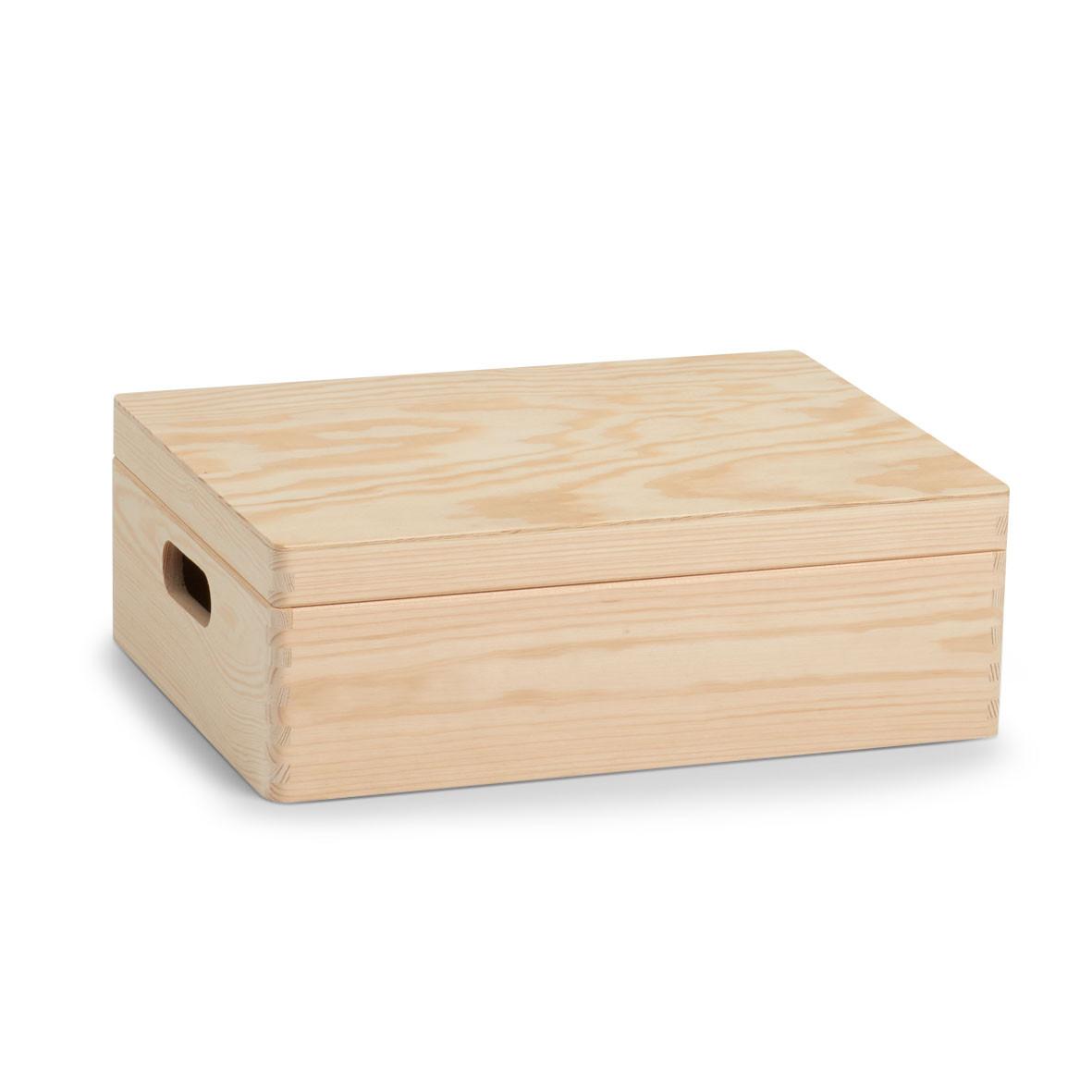 Organizer Allzweckkisten-Set Naturfarben - Naturfarben, Basics, Holz (40/14/30cm) - Zeller Present