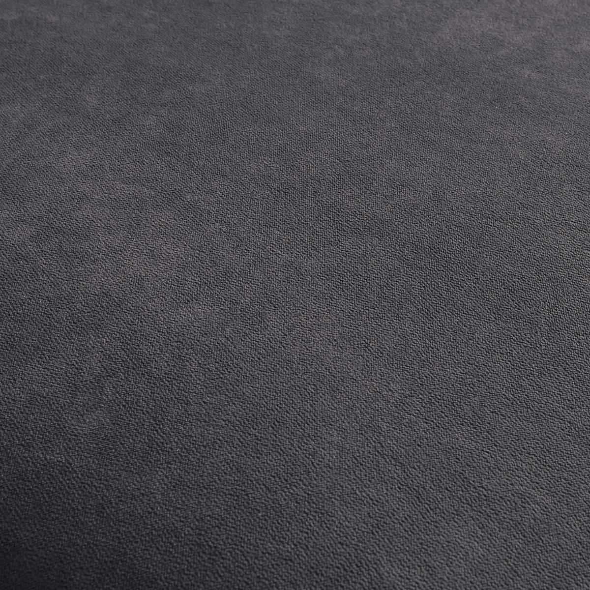 canapé d'angle in Grau Samt - gris/noir, Modern, métal/textile (296/86/170cm) - Bessagi Home