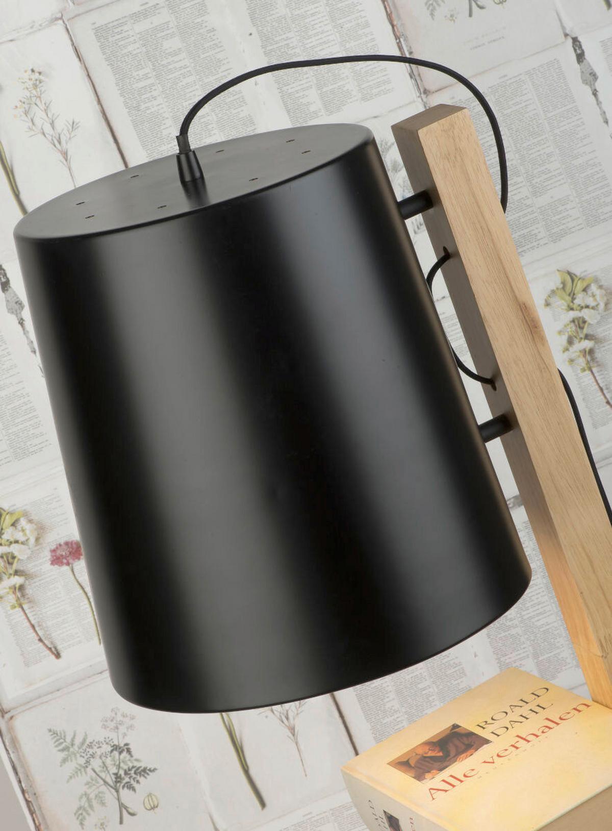 Állólámpa Cambridge/f/b - fekete, Design, fa/fém (30/168/49cm) - It's about Romi