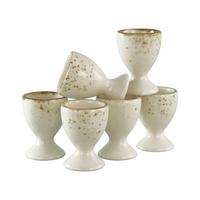 Set Podstavkov Za Jajca Nature Collection, 6-Delni - krem barve, Basics, keramika (5,5/7cm) - Creatable