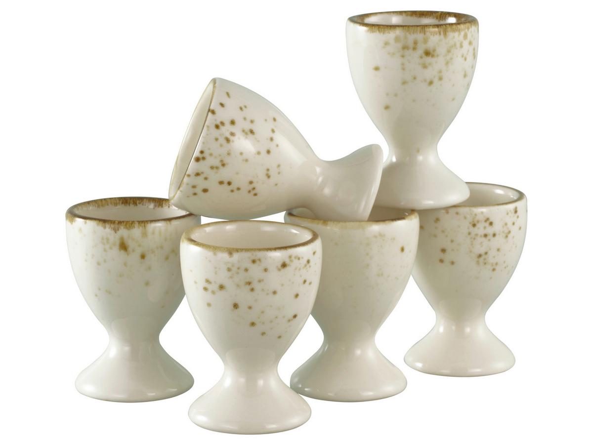 Set Podstavkov Za Jajca Nature Collection, 6-Delni - krem barve, Basics, keramika (5,5/7cm) - Creatable
