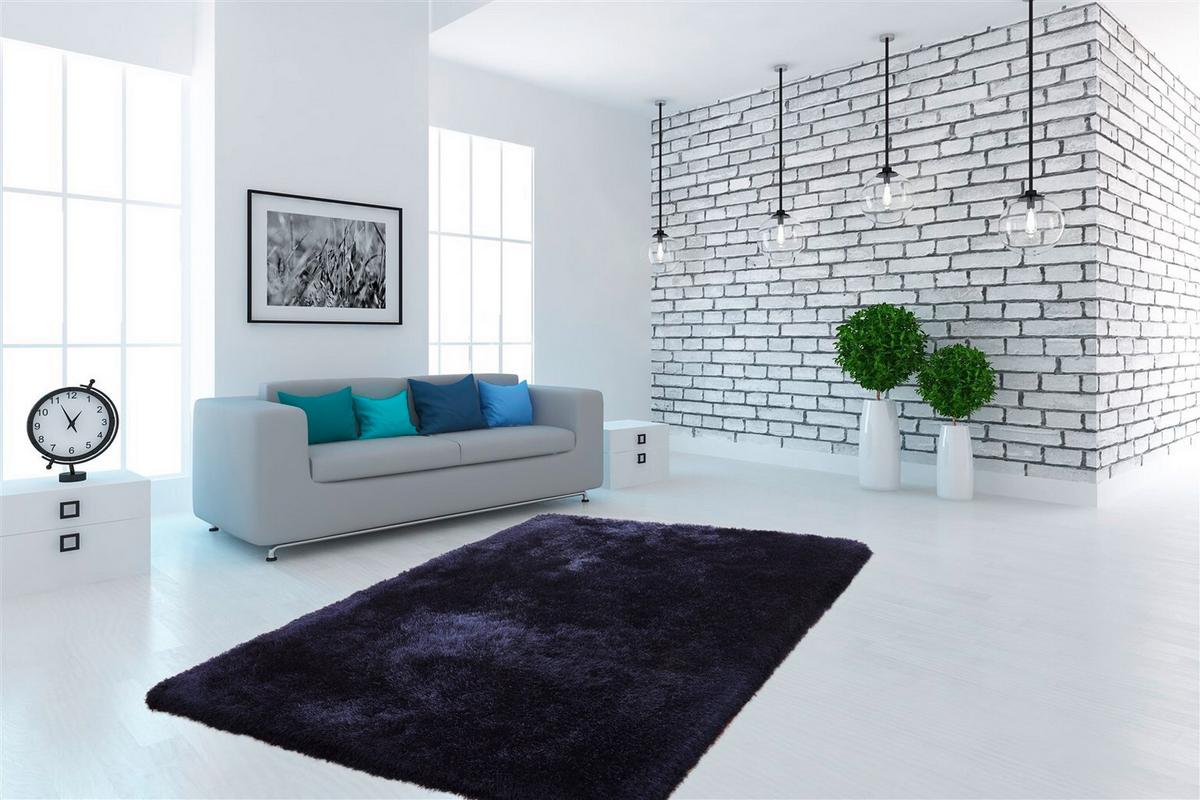 HOCHFLORTEPPICH COSY 410 BLAU - Blau, Konventionell, Textil (200/290cm) - Kayoom