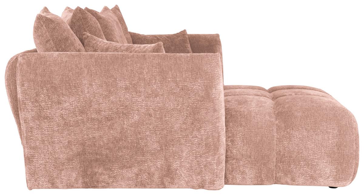 Kutna Garnitura Cammellio - ružičasta/crna, Moderno, tekstil (296/75-95/189cm) - Mömax