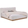Polsterbett Ascona II Creme ca. 180x200cm - Eichefarben/Creme, KONVENTIONELL, Holzwerkstoff/Textil (180/200cm) - Based