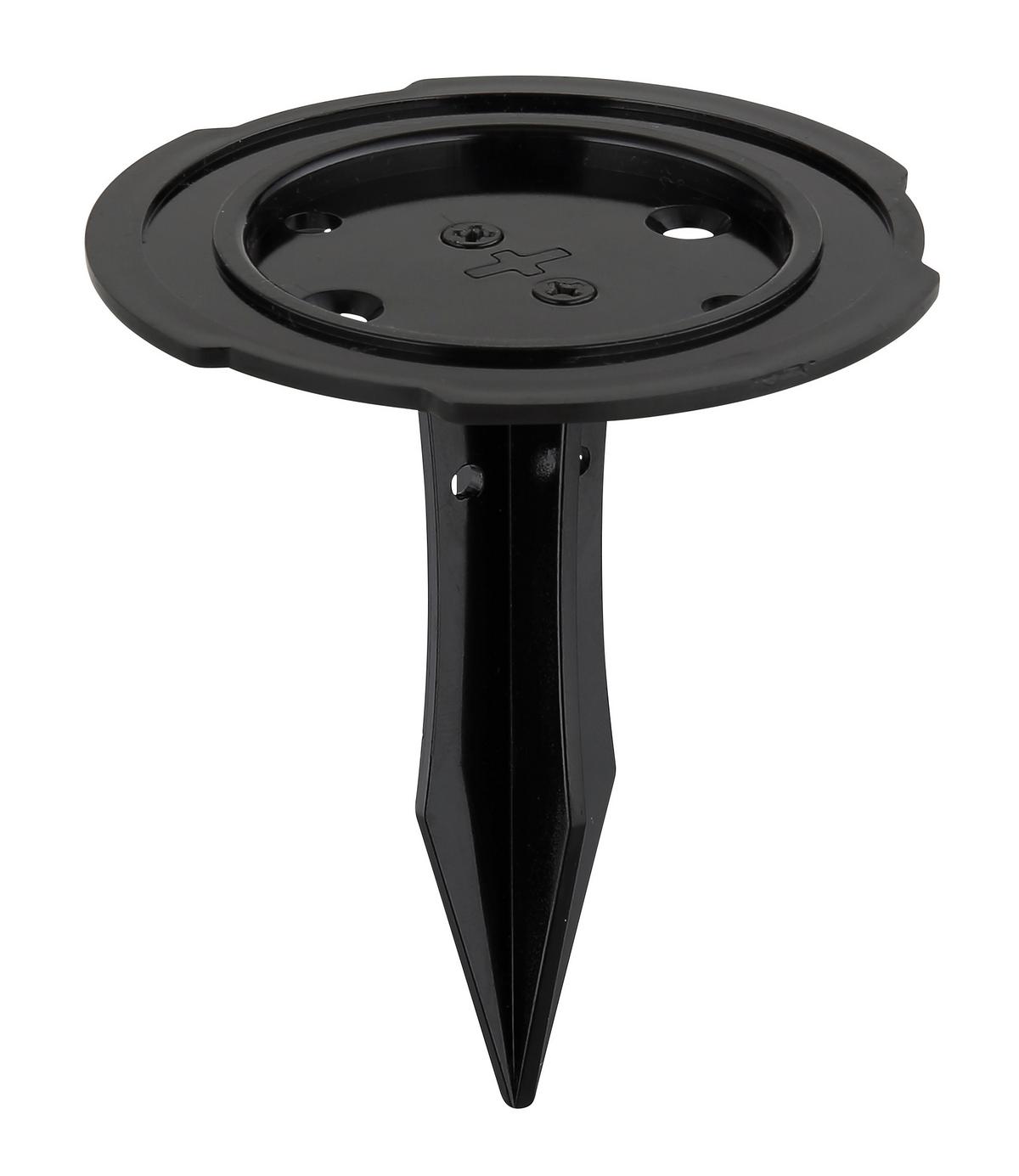 Solarleuchte 36505  Solar - Opal/Schwarz, Design, Kunststoff/Metall (14/14/3,6cm) - Globo