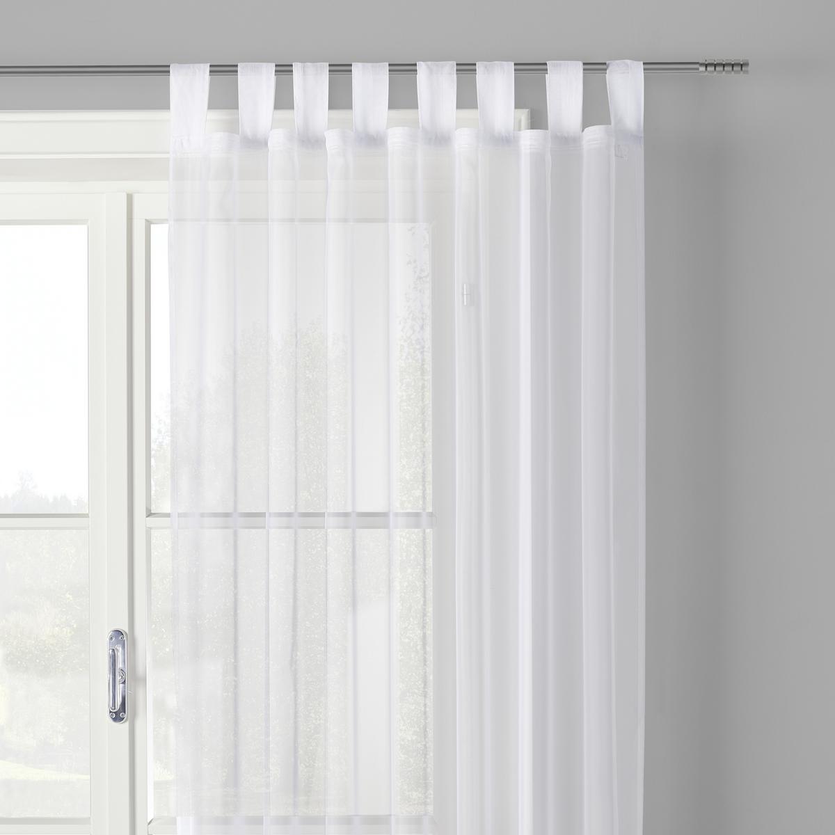 Zavjesa S Omčama Hanna 2 Kom. -Based- -Akt- - bijela, tekstil (140/245cm) - Best Price