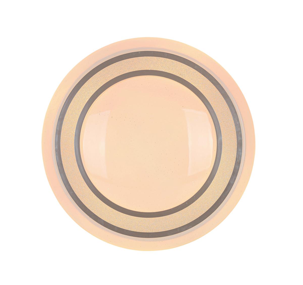 Led Mennyezeti Lámpa Giesbert - króm/fehér, Modern, műanyag/fém (55/8cm) - Premium Living