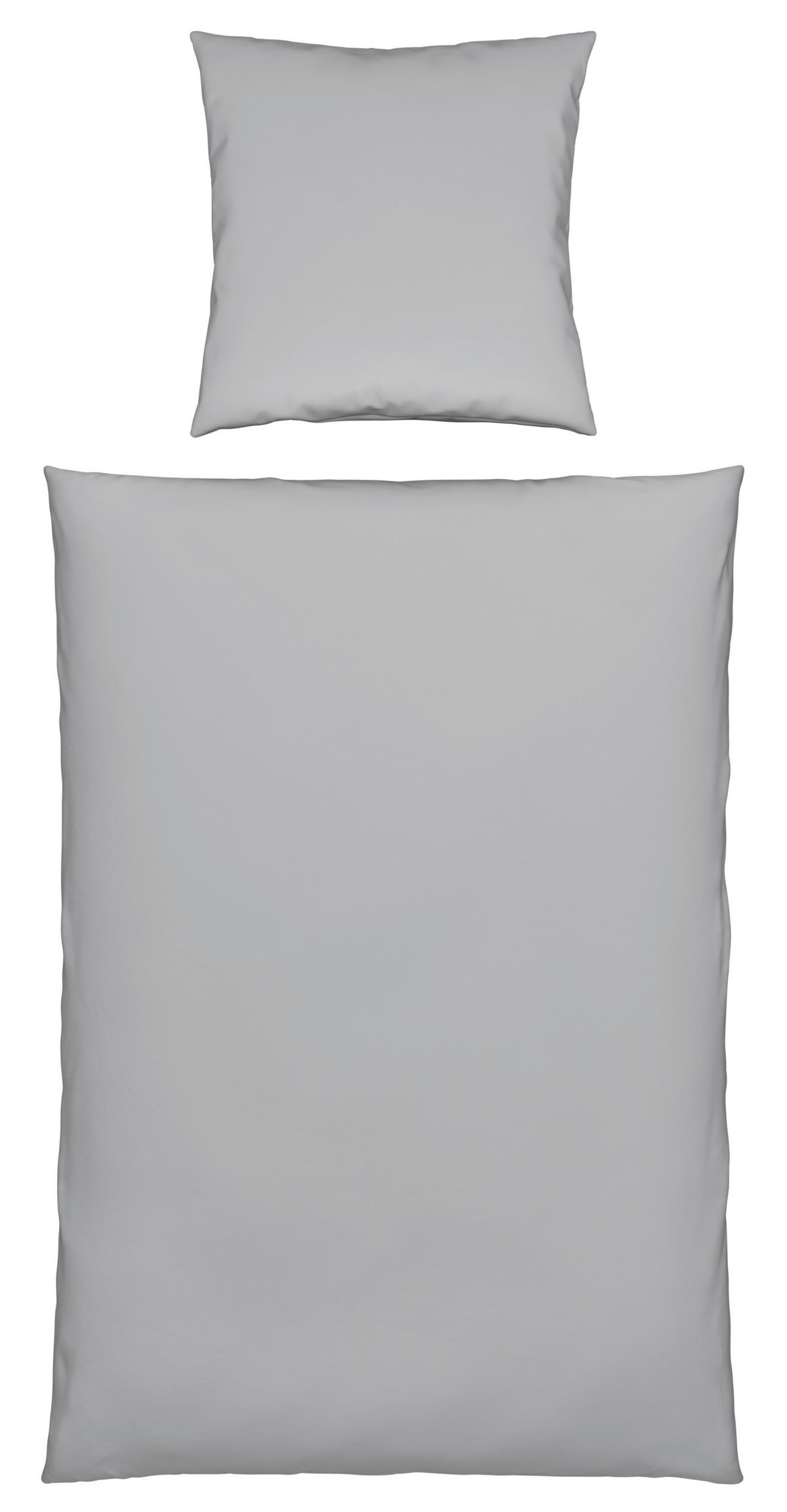 POŚCIEL TRIGAZA - kolor srebrny, Konventionell, tkanina (155/220cm) - Bio:Vio