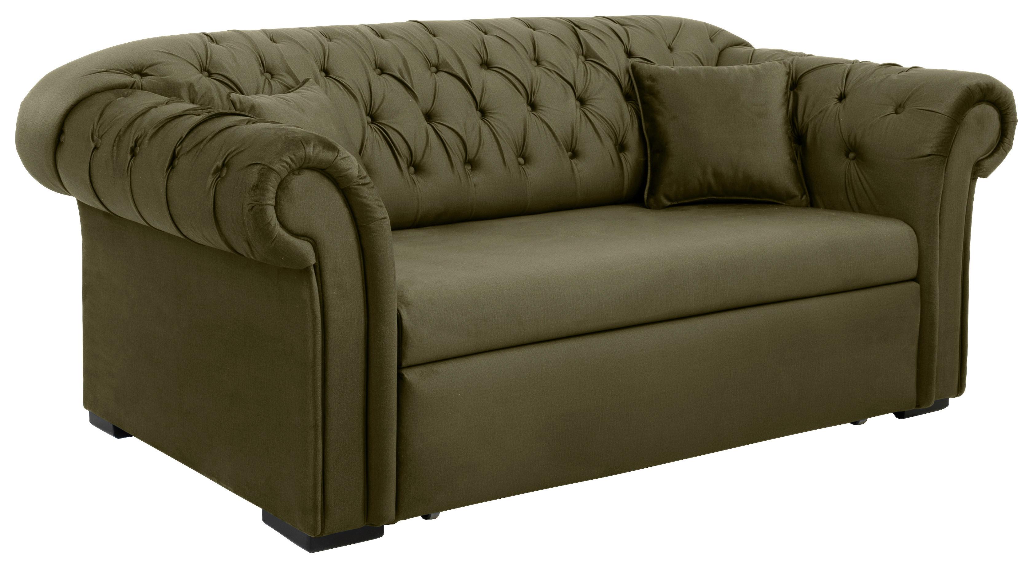 CANAPEA EXTENSIBILĂ CUPIDO - măsliniu, Design, textil (213/86/99cm) - Mömax