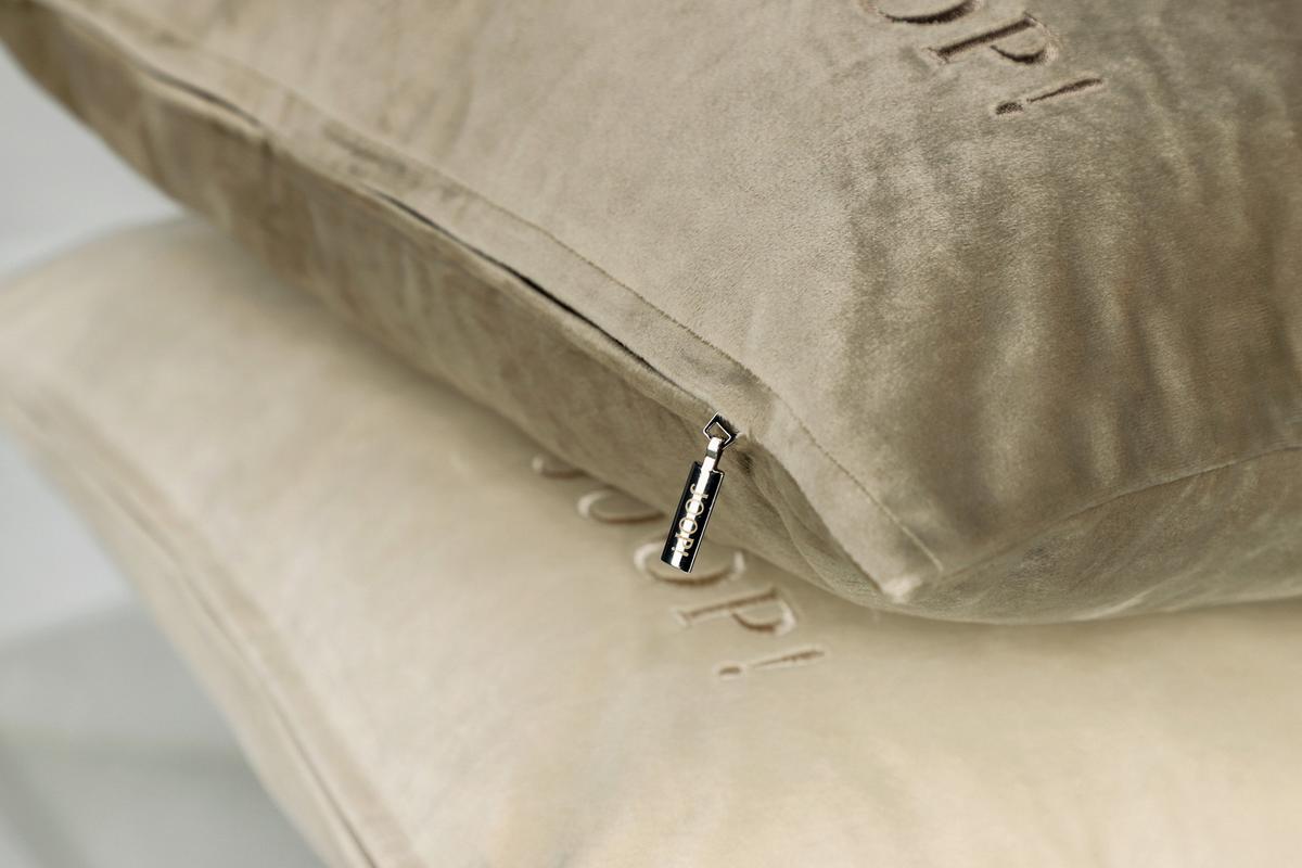 POSZEWKA NA PODUSZKĘ J-IMPRESS-2 - beżowy/kolor piaskowy, Basics, tkanina (45/45cm) - Joop!